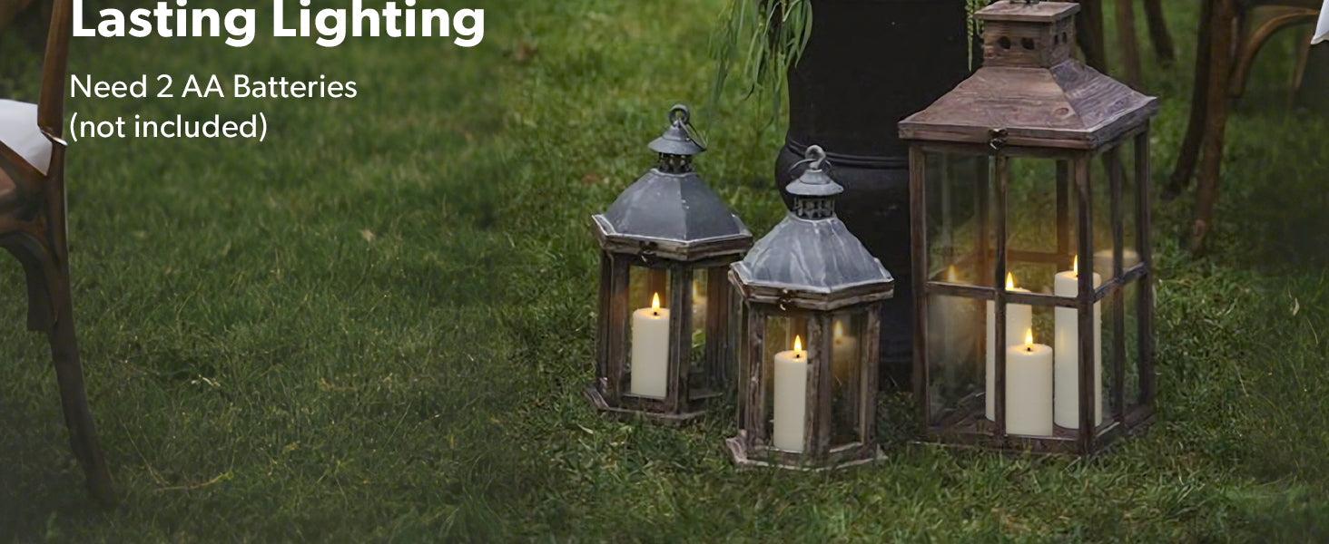 Bougies LED sans flamme, étanches, de 5,5 cm x 10 cm, 10 cm, 12,5 cm, 12,5 cm, 15 cm, 15 cm et 17,5 cm, avec télécommande et minuterie, fonctionnant sur piles, en plastique ivoire, lot de 8, lumière chaude vacillante pour l'extérieur